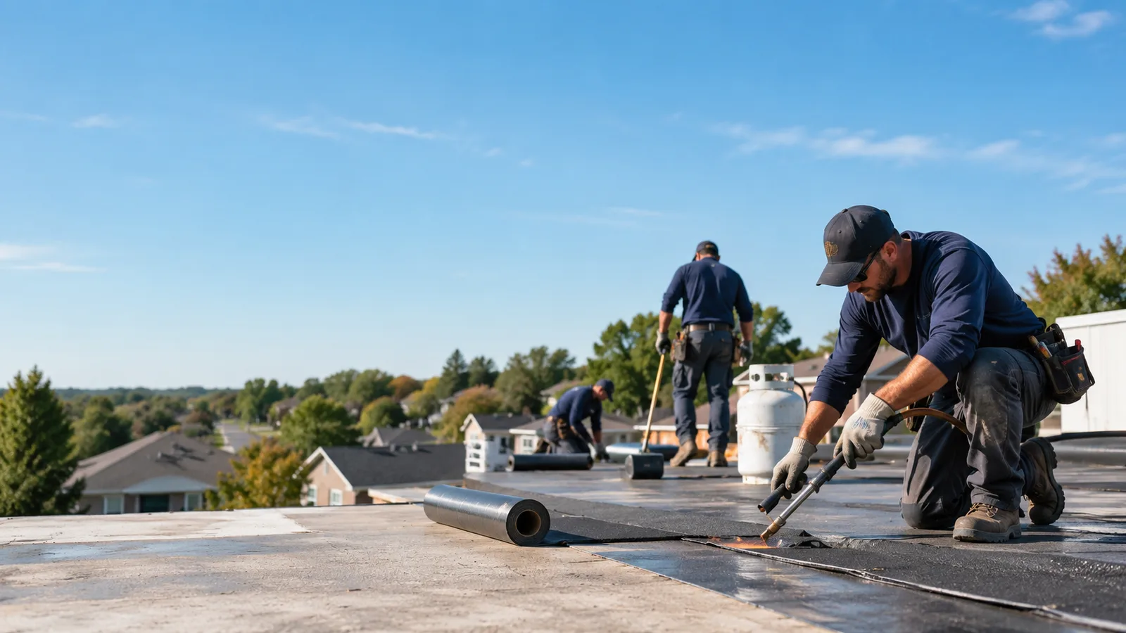 Flat Roof Leak Repair providers in Osco, IL